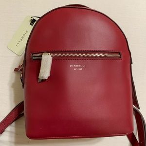 RED DUAL-TONE FIORELLI MINI BACKPACK